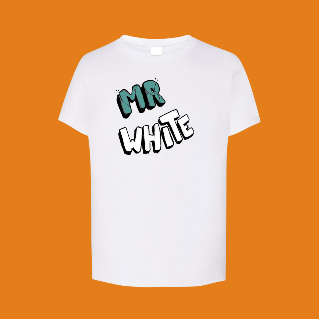 camiseta 100% algodón blanco Mr. White