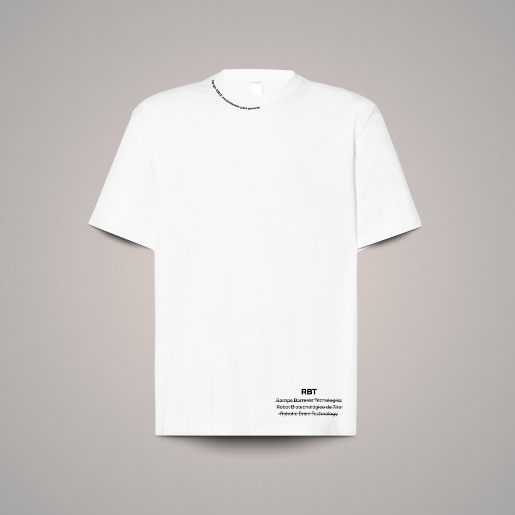 Camiseta Oversize RBT-ONE back/front