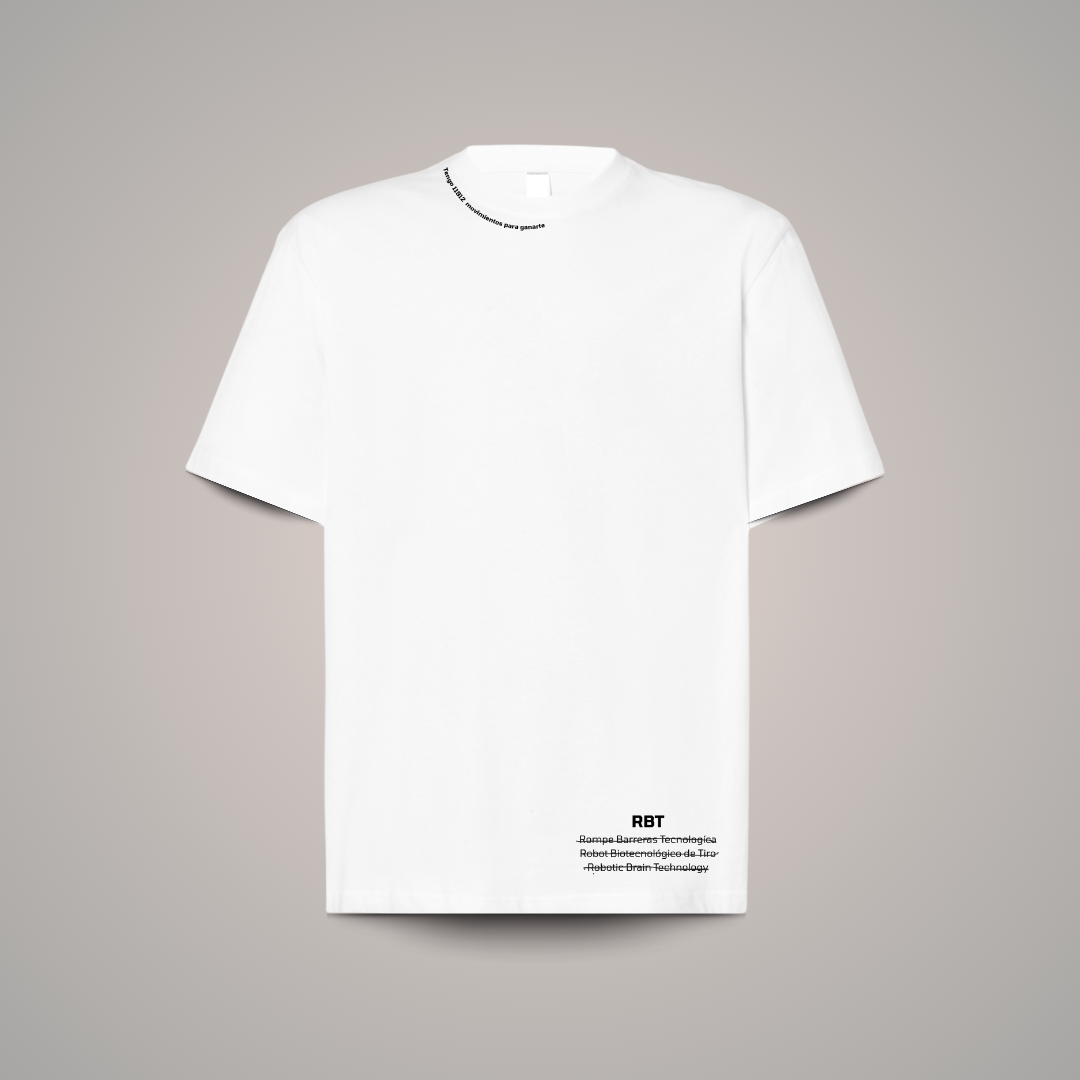 Camiseta Oversize RBT-ONE back/front