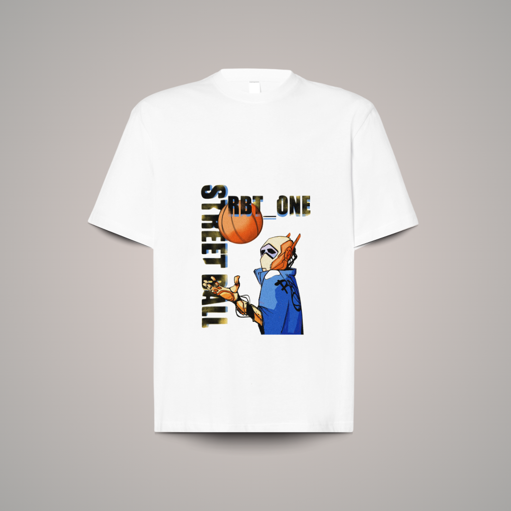 Camiseta Oversize RBT-ONE back/front