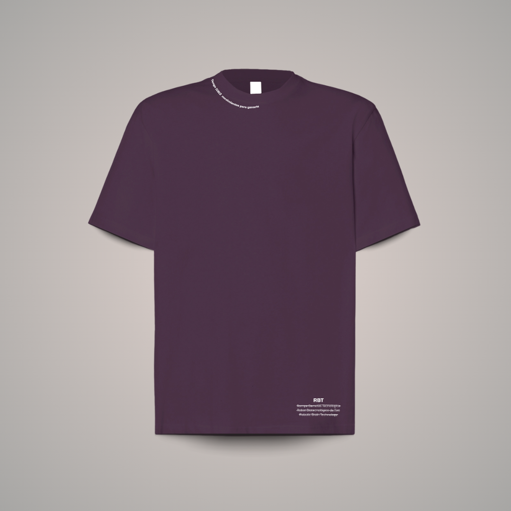 Camiseta Oversize RBT-ONE back/front