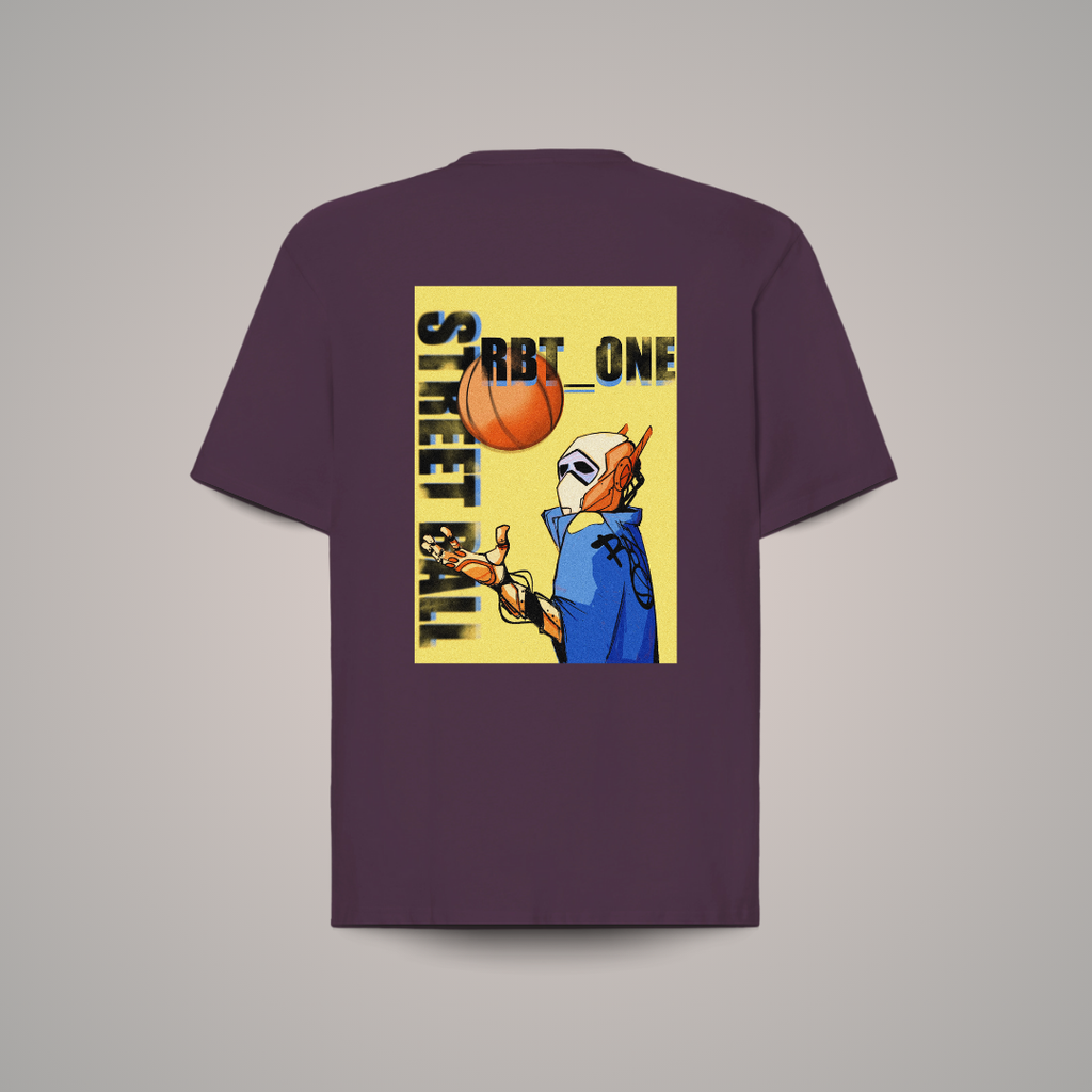 Camiseta Oversize RBT-ONE back/front