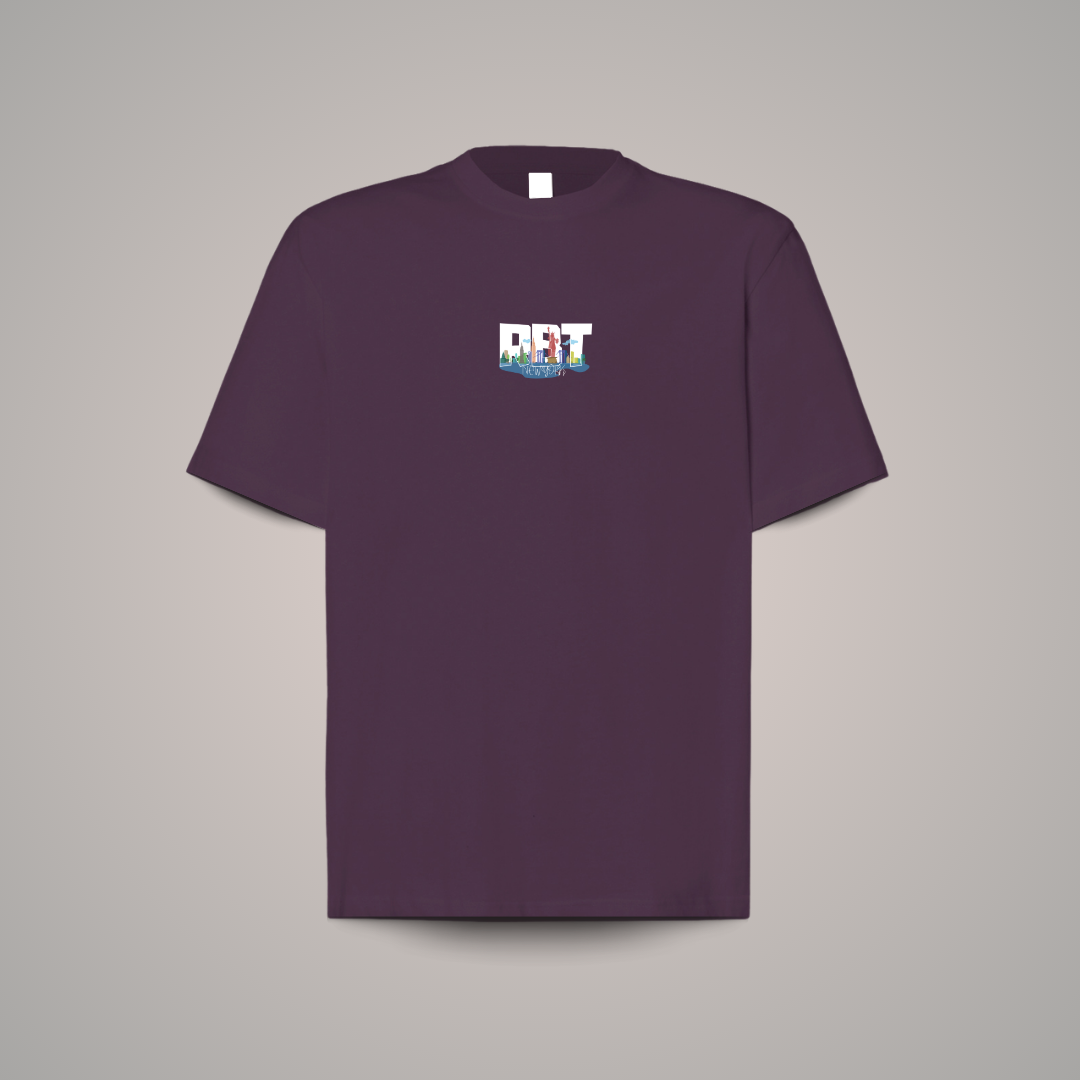 Camiseta Oversize RBT Skyline New York