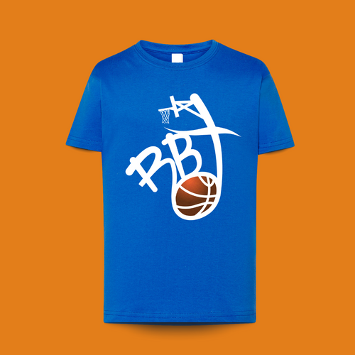 camiseta premium 100% algodón azul royal RBT basketball origen
