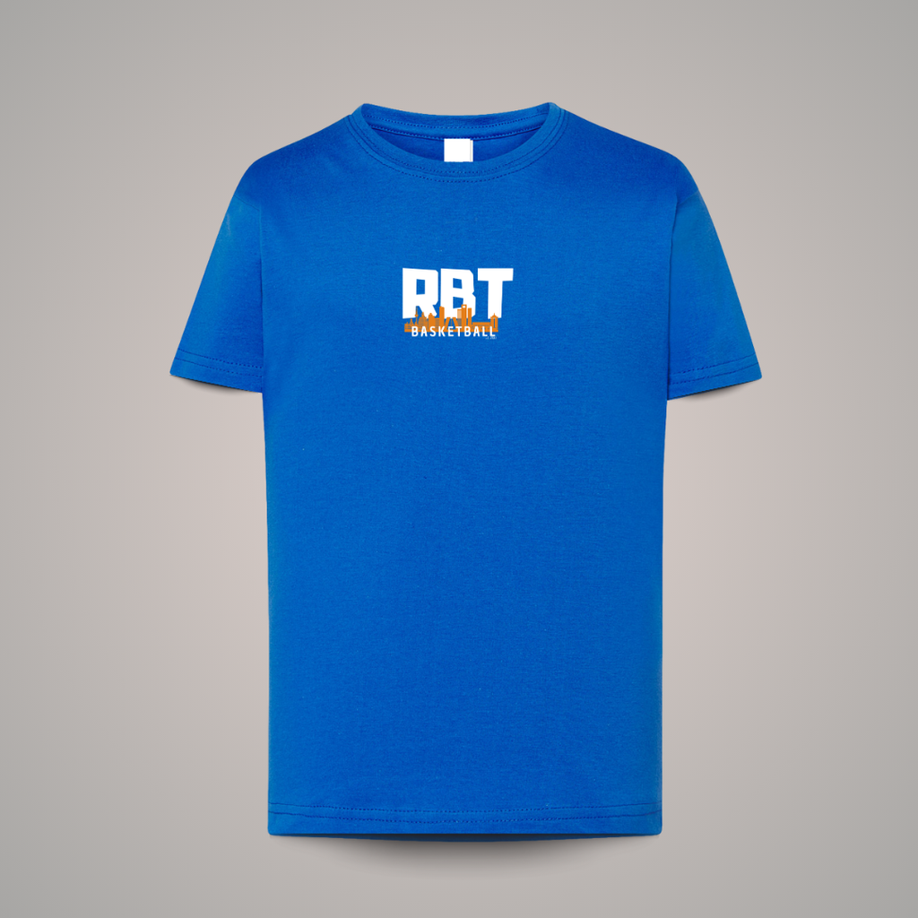 Camiseta Infantil Azul Royal Skyline