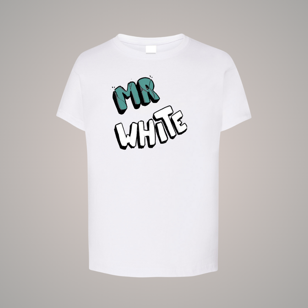 Camiseta Infantil Blanco Mr. White