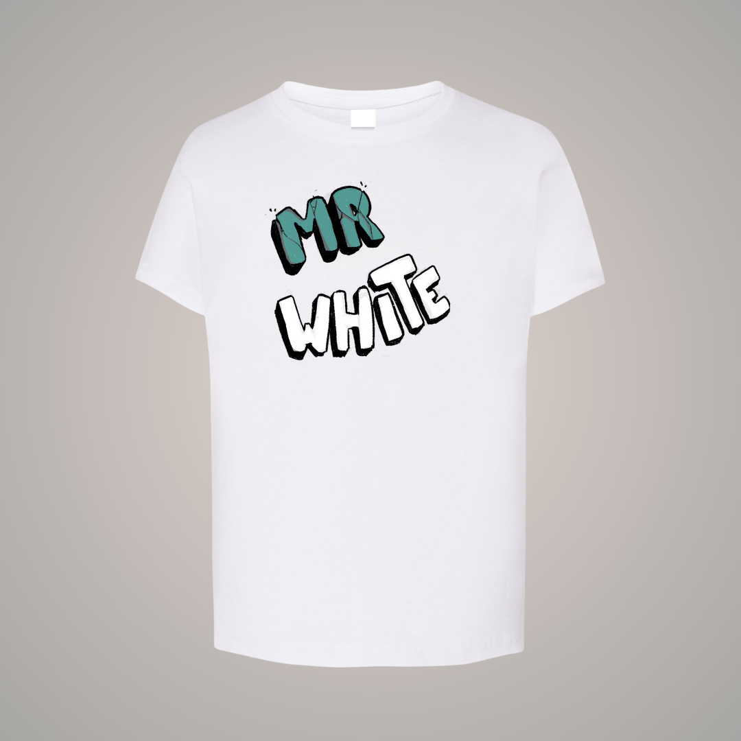 Camiseta Infantil Blanco Mr. White