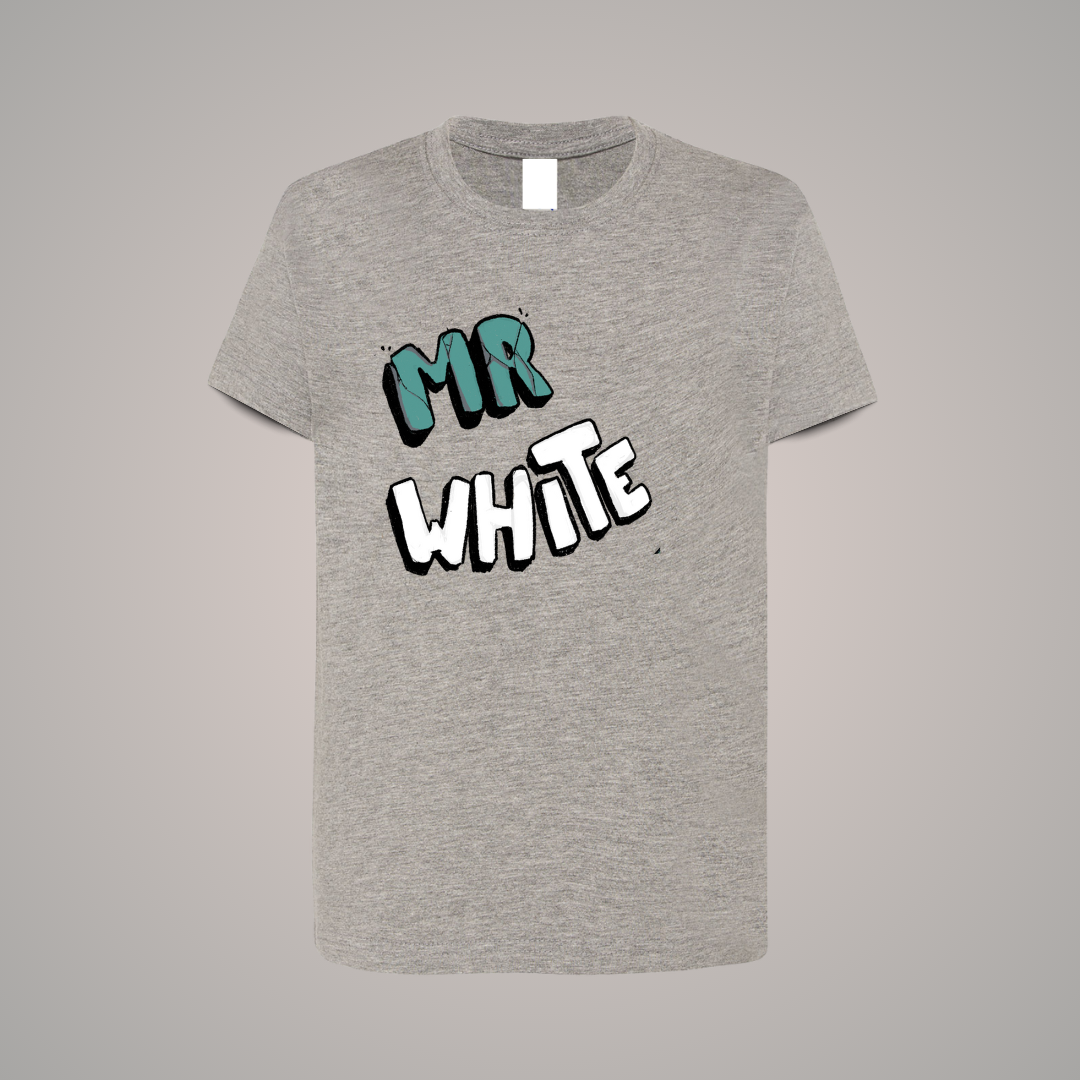 Camiseta Infantil Gris Mr. White
