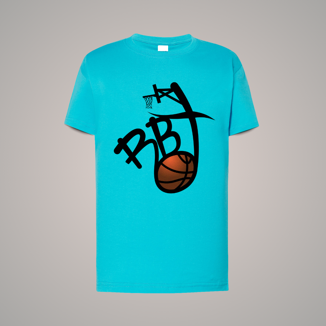 Camiseta Infantil Turquesa Origen