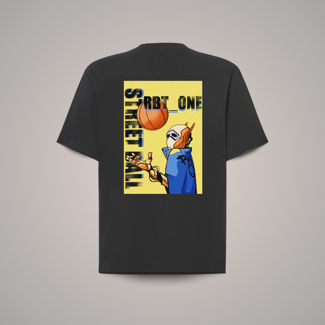 Camiseta Oversize RBT-ONE back/front