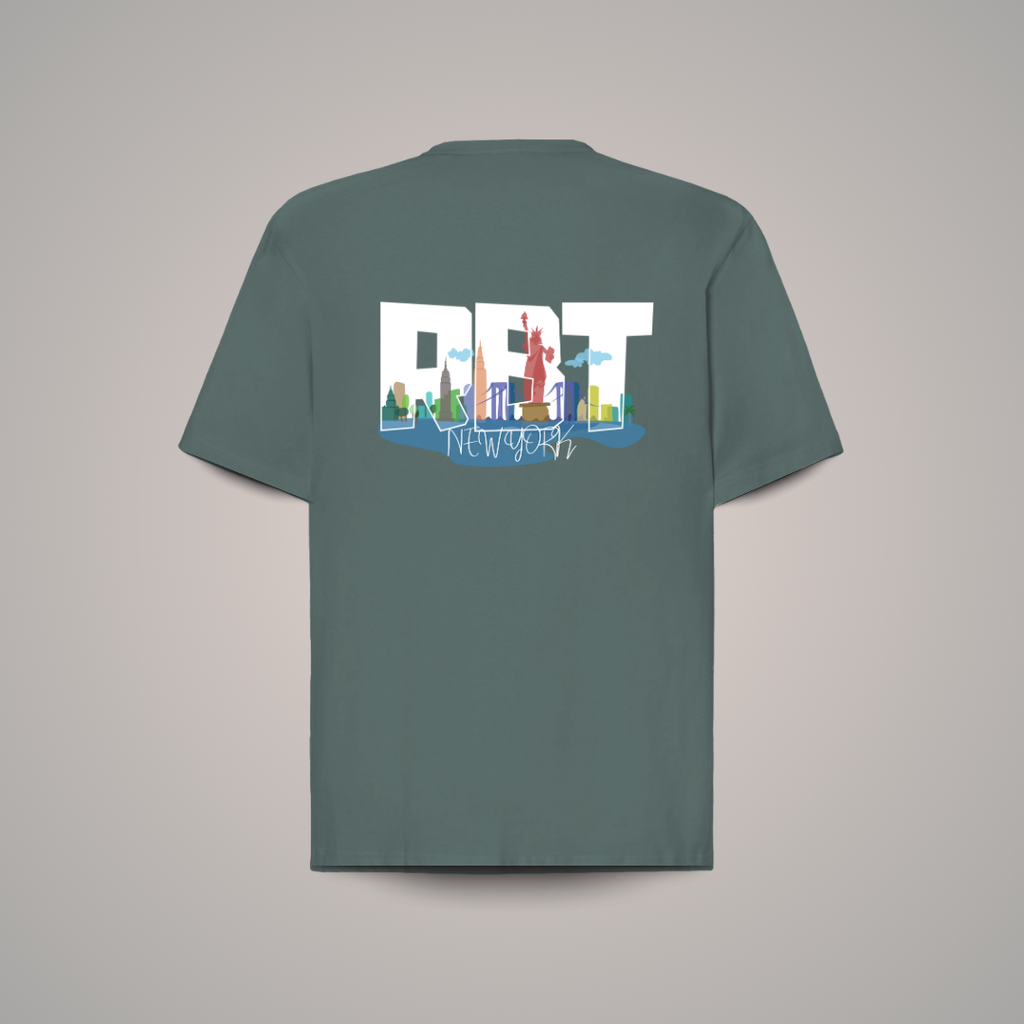 Camiseta Oversize RBT Skyline New York