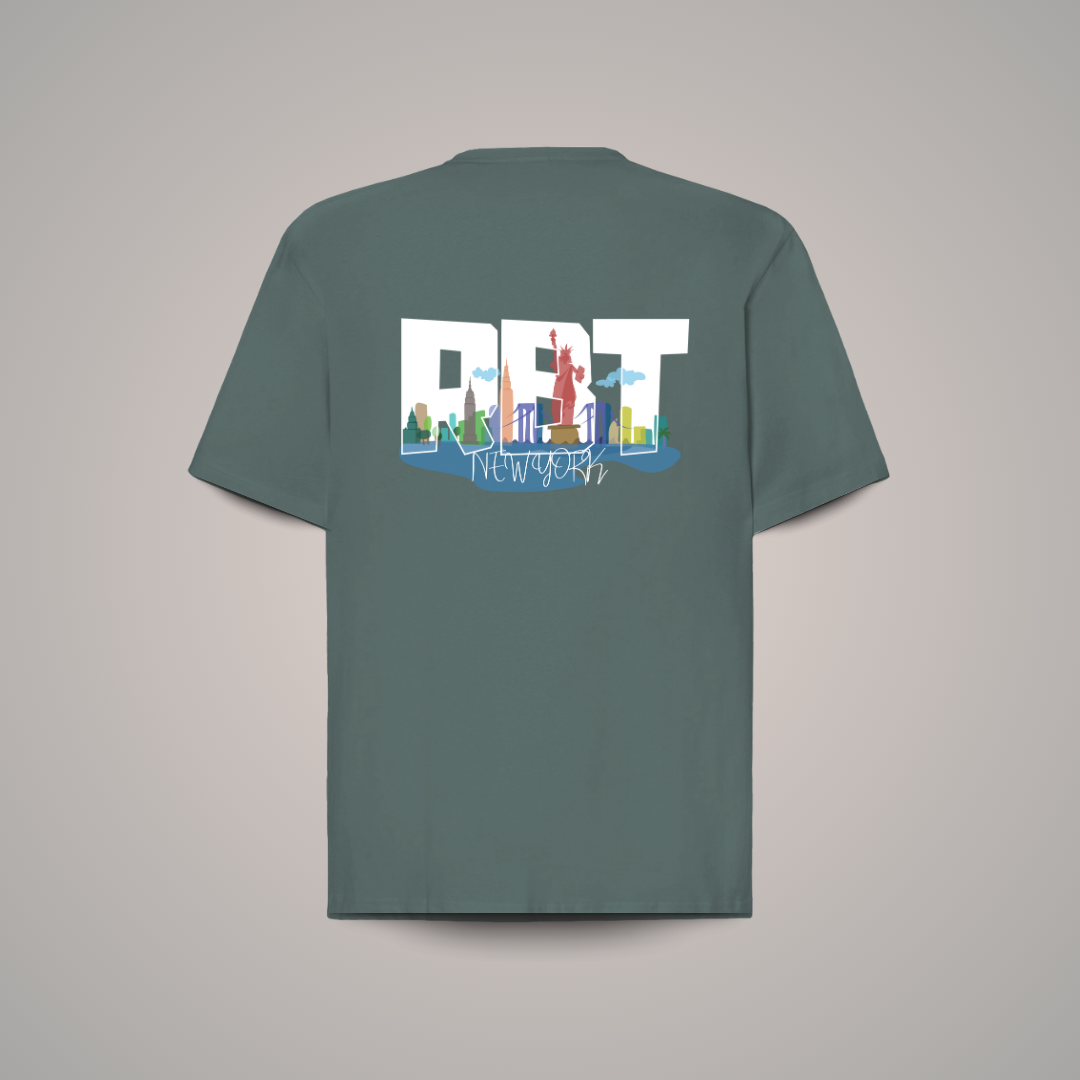 Camiseta Oversize RBT Skyline New York