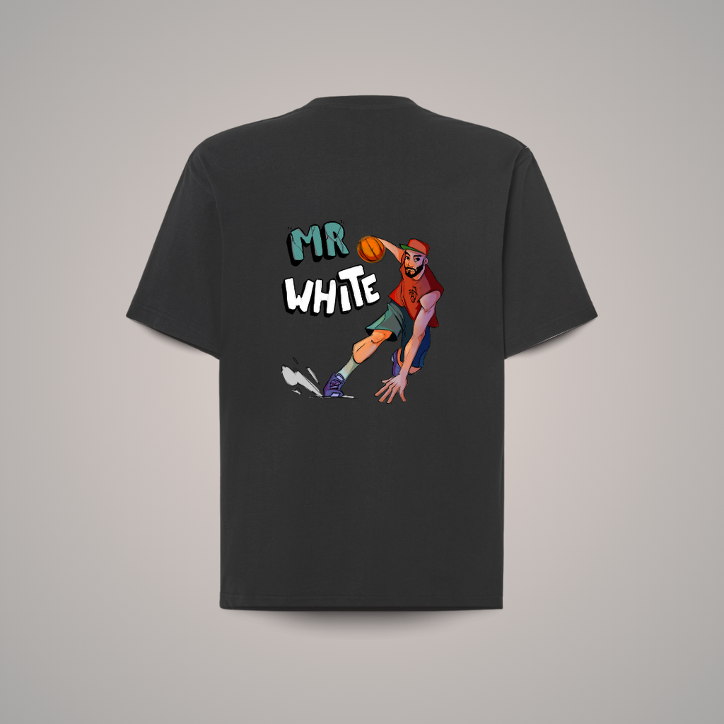 Camiseta Oversize Mr. White back/front