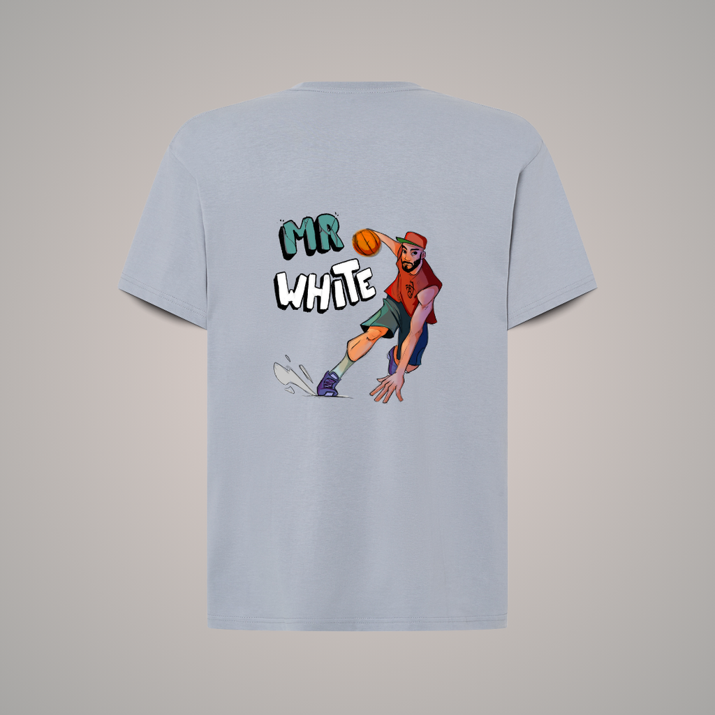 Camiseta Algodón Mr. White back/front