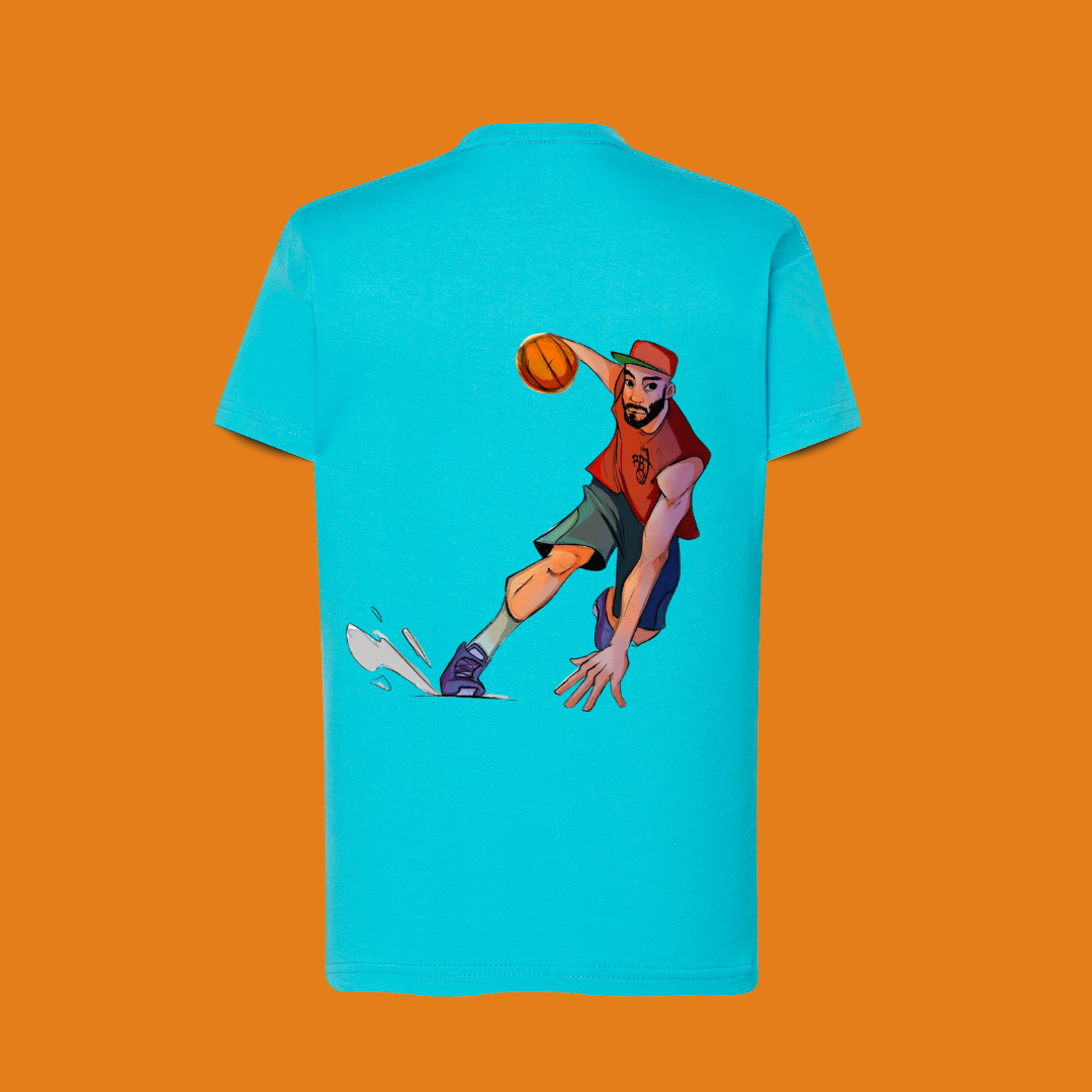 camiseta infantil streetball