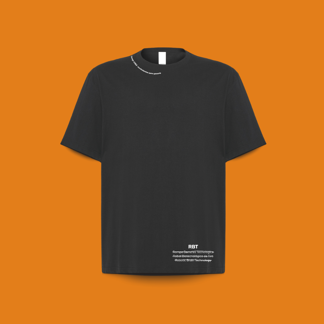 camiseta oversize textos RBT-ONE, para amantes del baloncesto