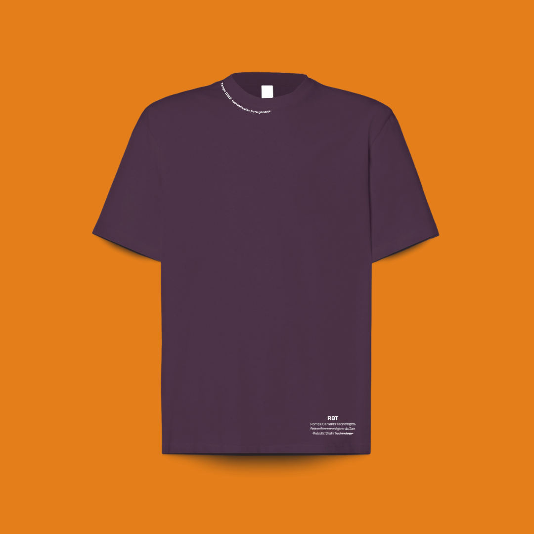 camiseta oversize textos RBT-One pecho. para amates del baloncesto