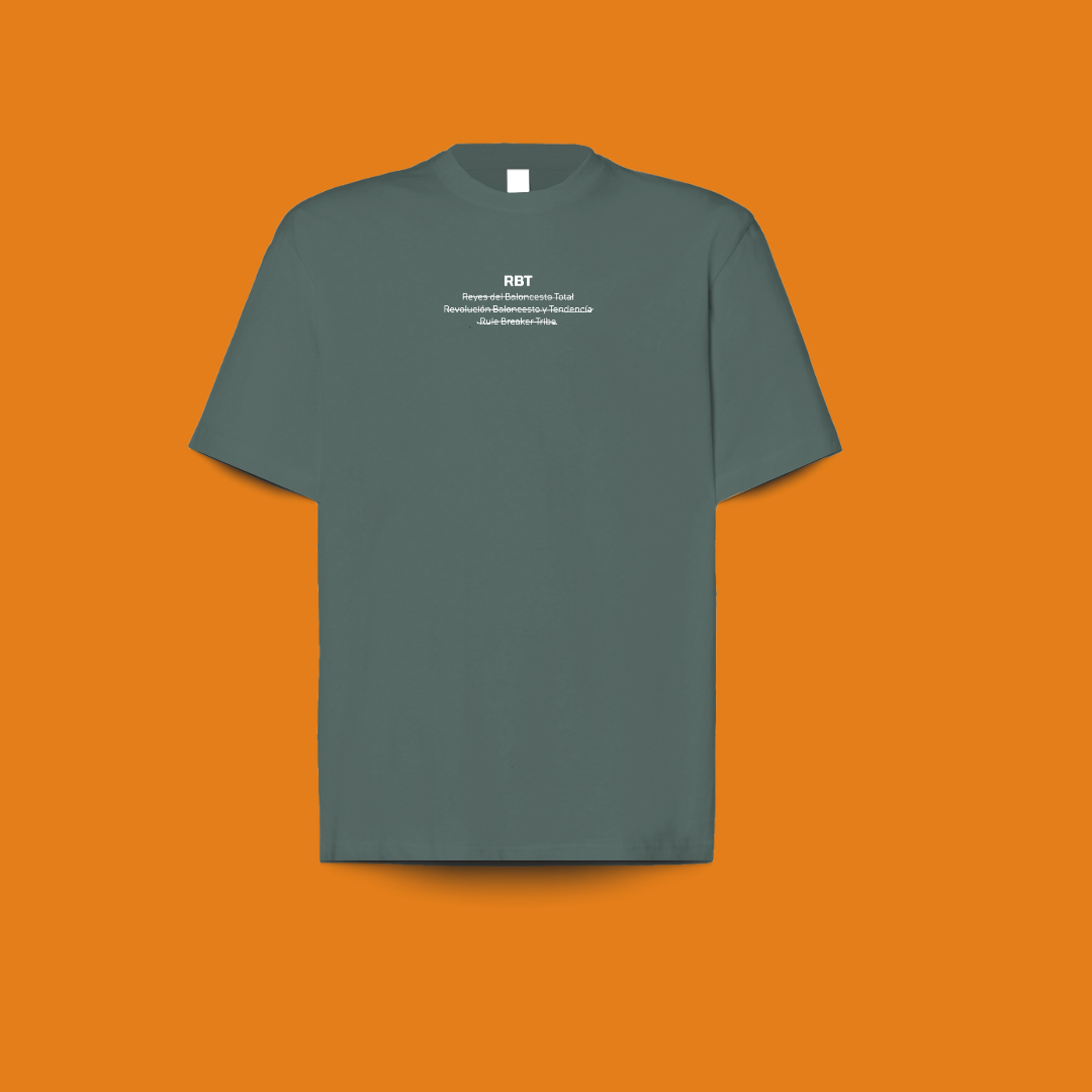camiseta 100%algodón, acronimos rbt para amantes del baloncesto