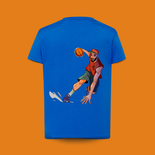 camiseta 100%algodón para amantes del baloncesto, diseño mr. white en la espalda