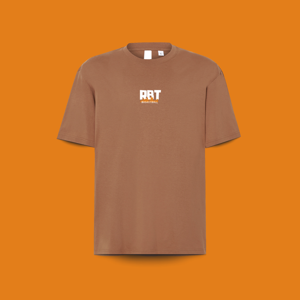 camiseta oversize moka rbt skyliner pecho, para amantes del baloncesto