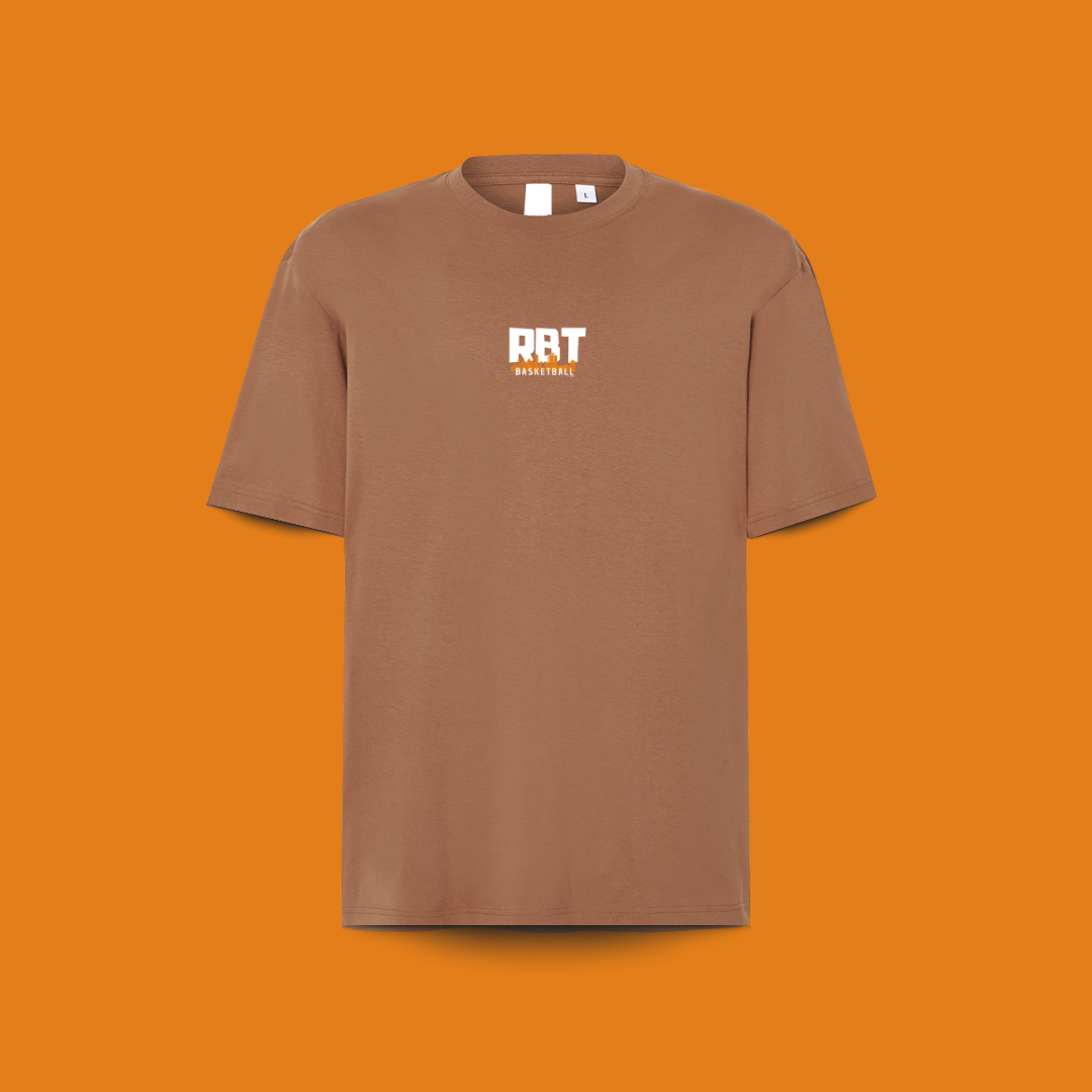 camiseta oversize moka rbt skyliner pecho, para amantes del baloncesto