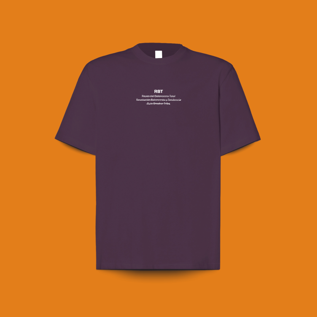 camiseta 100% acronimos rbt origen para amantes del baloncesto