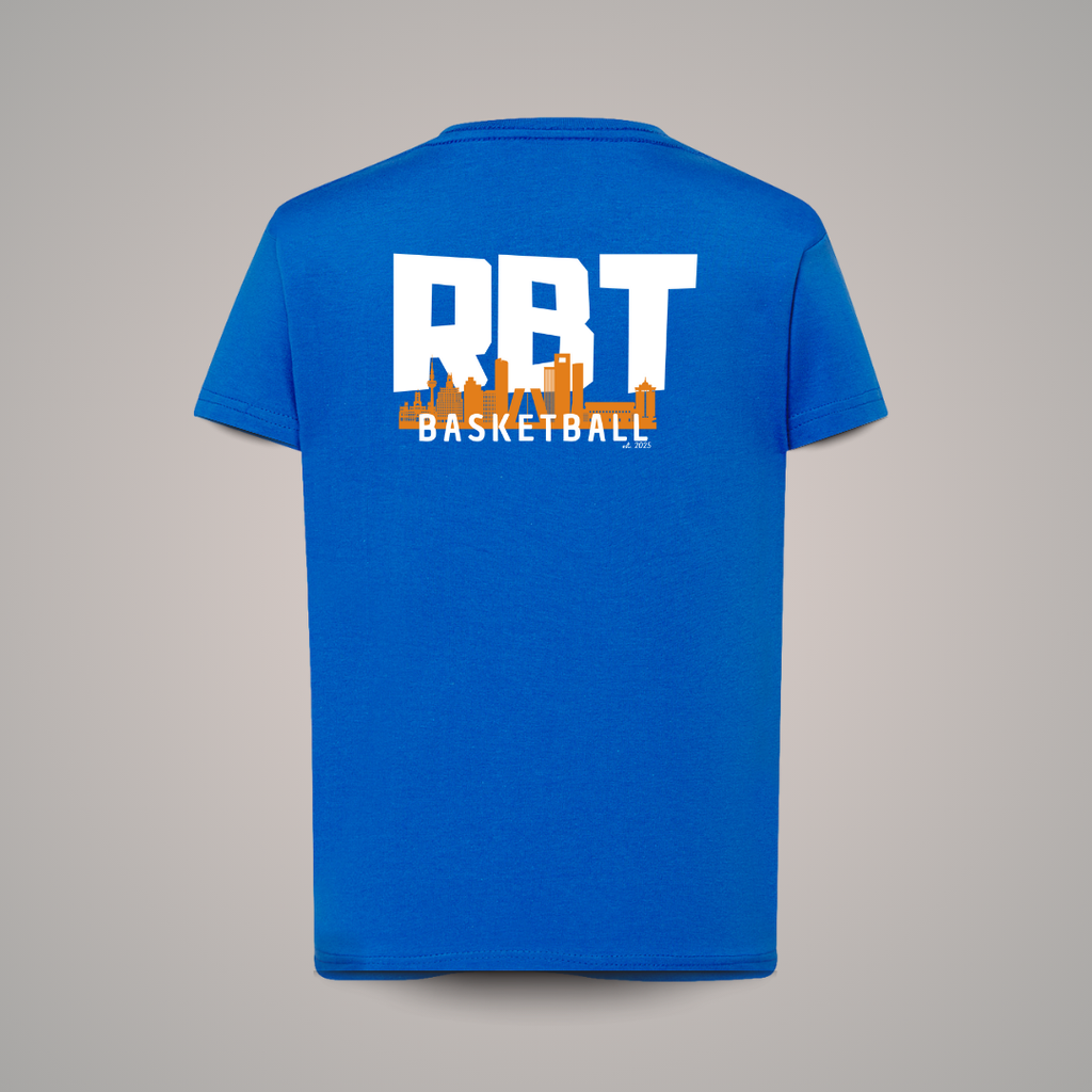 Camiseta Infantil Azul Royal Skyline