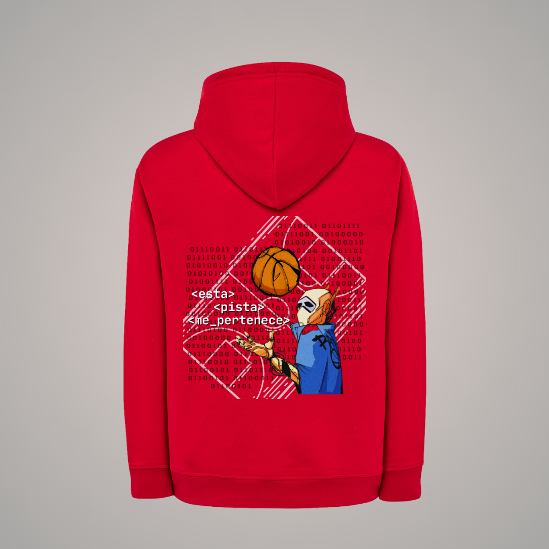 Sudadera con capucha RBT-ONE CÓDIGO BINARIO