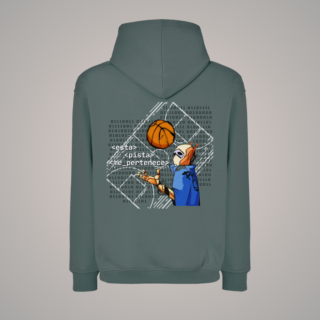 Sudadera con capucha Oversize RBT-ONE CODIGO BINARIO