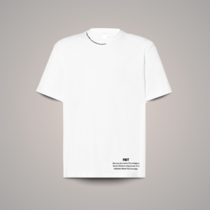 CAMISETA OVERSIZE RBT-ONE BACK-FRONT 100% ALGODÓN