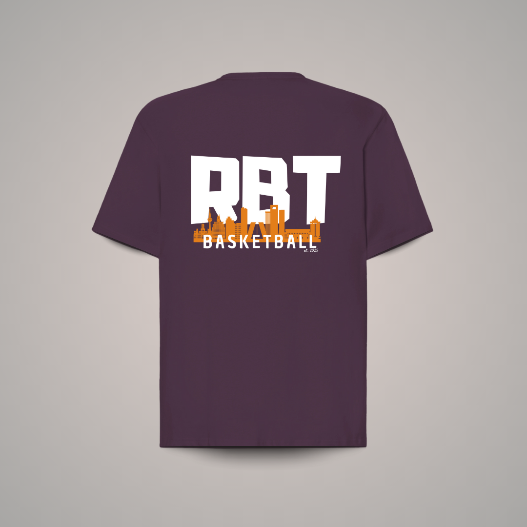 CAMISETA OVERSIZE RBT SKYLINE MADRID 100% ALGODÓN
