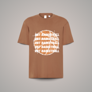 camiseta moka oversize para amantes del baloncesto