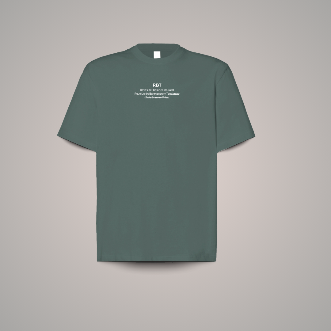 Camiseta RBT Origen 100% algodón oversize