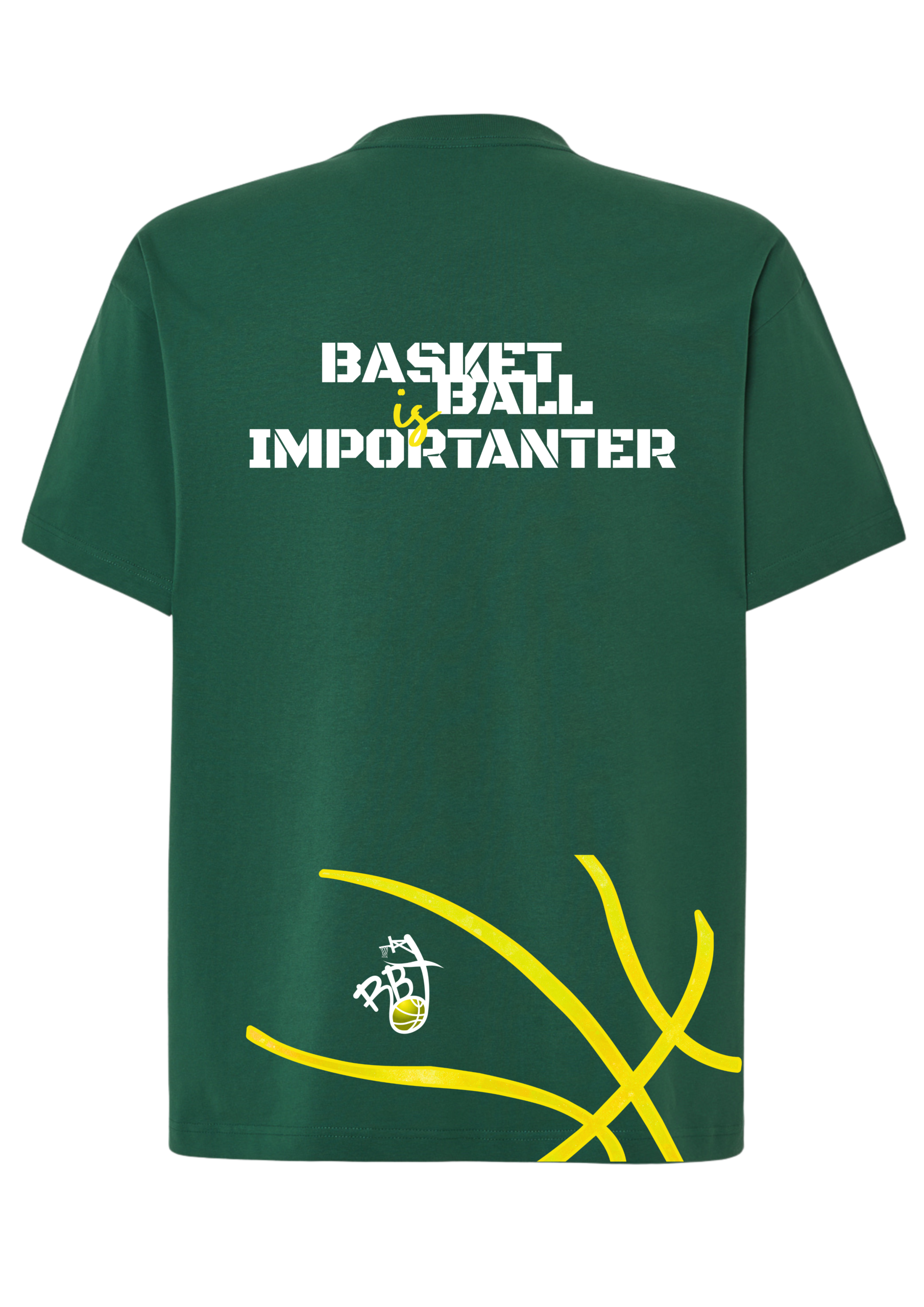 CAMISETA OVERSIZE RBT JB 100% ALGODÓN 240 GR/M²