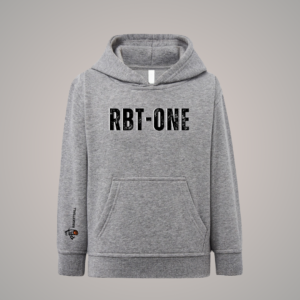 SUDADERA INFANTIL RBT-ONE CODIGO BINARIO CON CAPUCHA