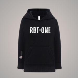SUDADERA INFANTIL RBT-ONE CODIGO BINARIO CON CAPUCHA