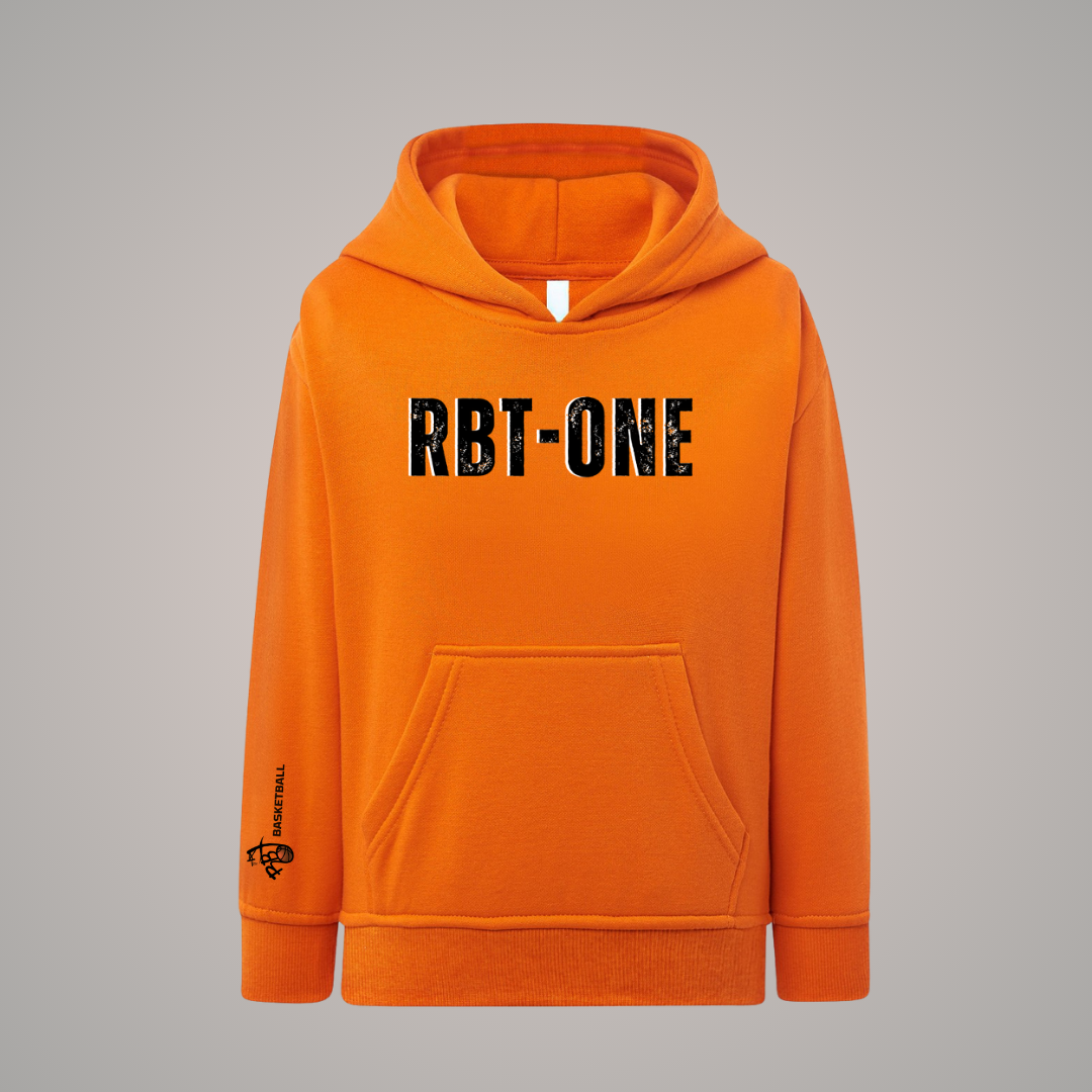 SUDADERA INFANTIL RBT-ONE CODIGO BINARIO CON CAPUCHA