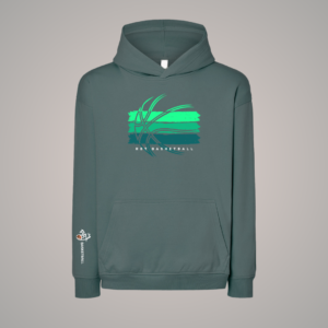 Sudadera oversize tricolor baloncesto capucha rbt