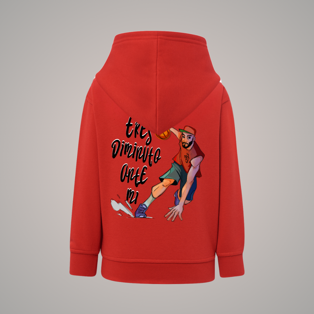 sudadera streetball, con capucha