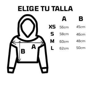 sudadera crop lady